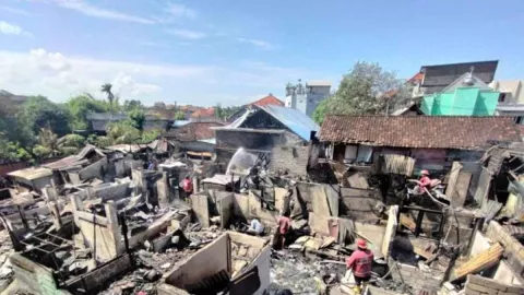 30 Rumah Warga Ludes Akibat Kebakaran di Denpasar Bali - GenPI.co