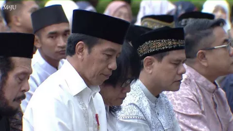 Salat Iduladha Bareng Jokowi, Warga Yogyakarta Semringah - GenPI.co
