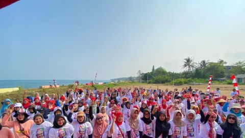 Gandeng Warga Serang, Mak Ganjar Banten Gelar Jalan Santai - GenPI.co