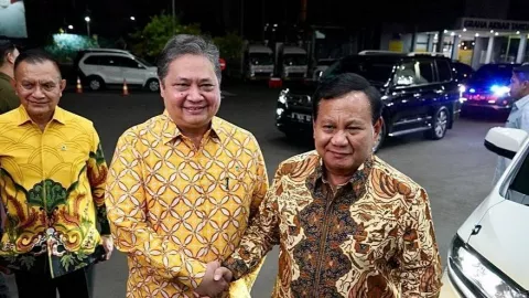 Prabowo Subianto-Airlangga Hartarto Jadi Idola Masyarakat, Kata Survei TBRC - GenPI.co