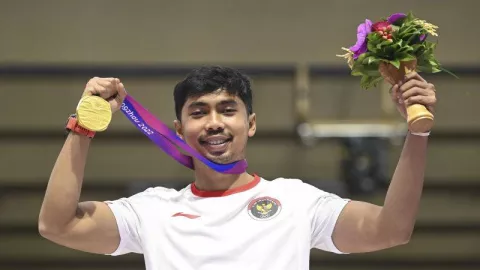 Tips Muhammad Sejahtera Dwi Putra Raih Medali Emas Kedua di Asian Games 2022 - GenPI.co