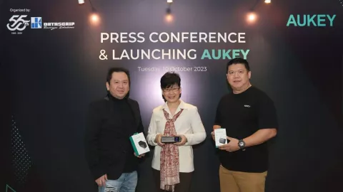 Datascrip Kerjasama AUKEY, Hadirkan Aksesori Gadget & Komputer Berkualitas - GenPI.co