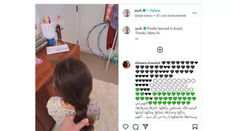Mark Zuckerberg Belajar Mengepang Rambut Putrinya Mengikuti Arahan AI - GenPI.co