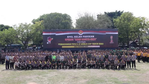 3.616 Personel Gabungan Polri dan TNI Siap Amankan Piala Dunia U-17 di Solo - GenPI.co
