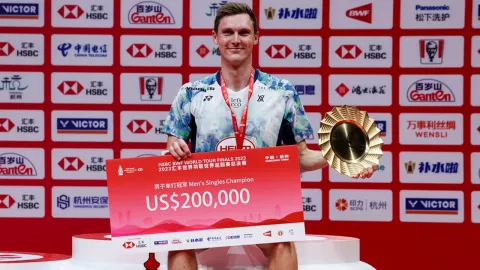 Juara BWF World Tour Finals, Viktor Axelsen Ukir Rekor Gila - GenPI.co