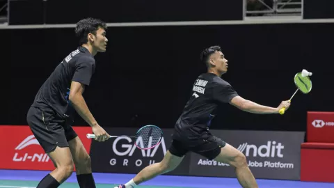 Bungkam Hendra/Ahsan di Singapore Open 2024, Bagas/Fikri Mengaku Tegang - GenPI.co