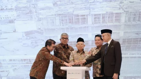 Ma'ruf Amin Harap Gedung Landmark BSI Aceh Mampu Jadi Penggerak Pertumbuhan Ekonomi - GenPI.co