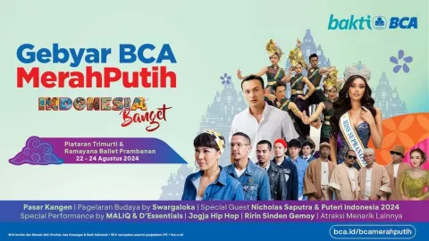 Bakti BCA Hadirkan Gebyar BCA Merah Putih di Prambanan, Ada Nicholas Saputra! - GenPI.co