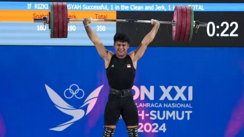 Ukir Rekor Nasional di PON Aceh-Sumut 2024, Rizki Juniansyah: Alhamdulillah - GenPI.co