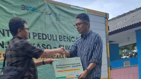 PTPN I Regional 2 Komitmen Bantu Korban Banjir Bandang di Sukabumi - GenPI.co