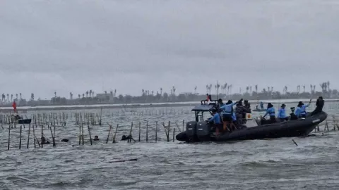 TNI AL: Pagar Laut di Tangerang Masih Tersisa 11,46 Kilometer - GenPI.co