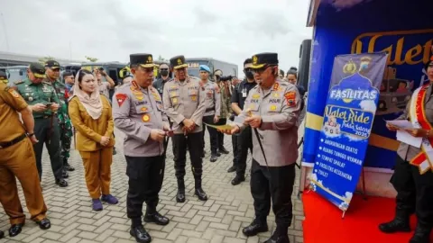 Jelang Mudik Lebaran, Kapolri Cek Layanan Valet and Ride di Brebes - GenPI.co