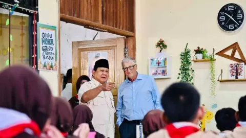 Prabowo dan Bill Gates Tinjau MBG, Kepala BGN Tak Tahu di Sekolah Mana - GenPI.co