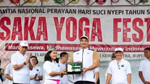 Menpora Dito Apresiasi Perayaan Nyepi Saka Yoga Festival 2025 - GenPI.co