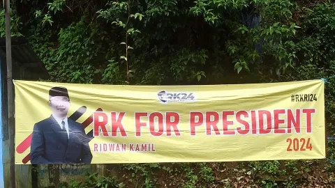 Spanduk Ridwan Kamil Calon Presiden Bertebaran di Puncak Bogor - GenPI.co