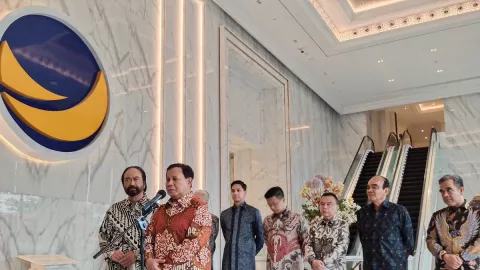 Di Depan Surya Paloh, Prabowo Beber Kriteria Capres 2024 - GenPI.co