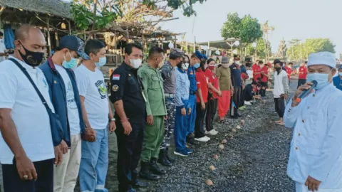 Lestarikan Tukik, Begini Langkah Lanal Denpasar di Buleleng - GenPI.co BALI