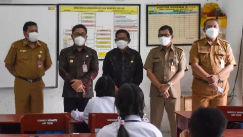 ANBK SMP Dilaksanakan, Wawali Kota Denpasar Bali Datang - GenPI.co BALI