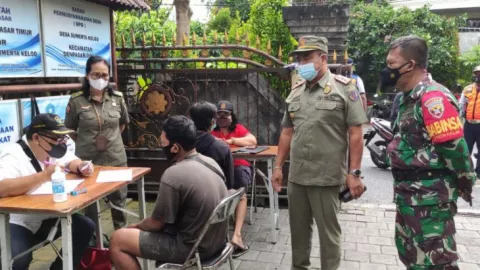 11 Pelanggar Prokes Covid-19 Kena Jaring Yustisi Denpasar Bali - GenPI.co BALI