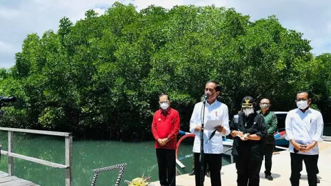 Puji Hutan Mangrove, Jokowi Minta Daerah Lain Contoh Bali - GenPI.co BALI