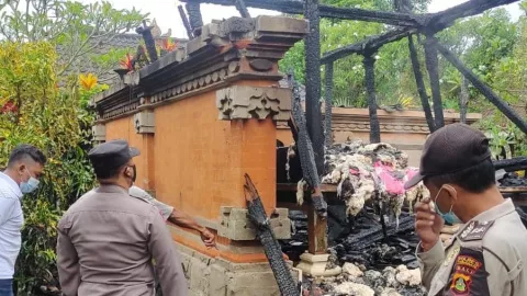 Balai Bali Tabanan Alami Kebakaran, Polisi Sebut Kerugiannya - GenPI.co BALI