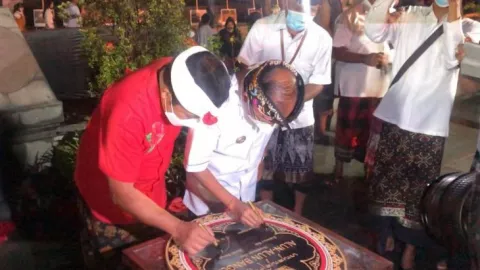 Dana Rp21 M, Alun-alun Bangli Bali Diresmikan Gubernur Koster - GenPI.co BALI