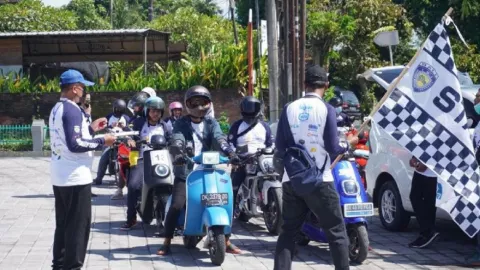 Kampanye Energi Bersih, Ini Aksi Komunitas Motor Listrik di Bali - GenPI.co BALI