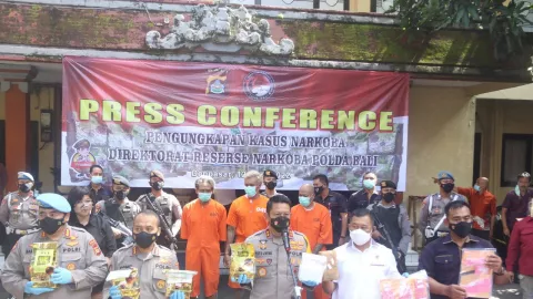 Polisi Ungkap Fakta Lain Pentolan Ormas Edarkan Narkoba di Bali - GenPI.co BALI