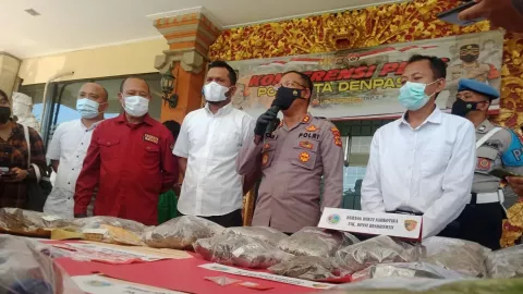 Polresta Denpasar Bali Beber 30 Penjahat Narkoba, Peran Beragam - GenPI.co BALI