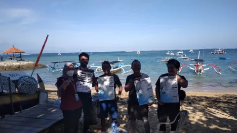 Bali Viral! Dugong Muncul di Pantai Semawang, BPSPL Beraksi - GenPI.co BALI
