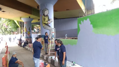 Dispora Gelar Lomba Mural, Harapan Wali Kota Tangerang Boleh Juga - GenPI.co BANTEN