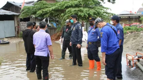 Hamdalah, Banjir di Kecamatan Benda Mulai Surut - GenPI.co BANTEN