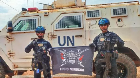 Mantap! 2 Personel Brimob Polda Banten Jalani Misi Internasional - GenPI.co BANTEN