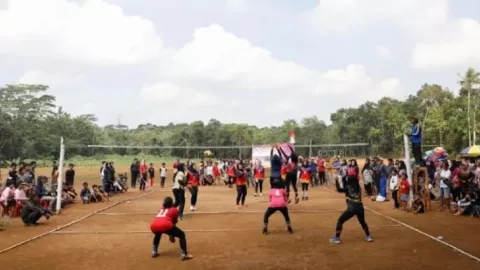 Ajak Hidup Sehat, Srikandi Ganjar Banten Gelar Turnamen Voli - GenPI.co BANTEN