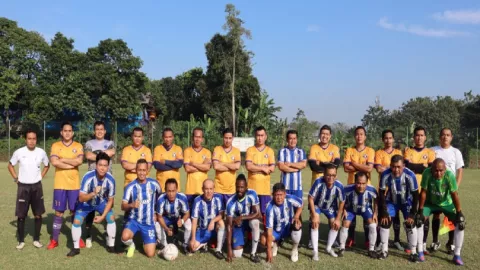Tim Polresta Tangerang Menang Tipis 2-1 Kontra Oldstar Persita - GenPI.co BANTEN