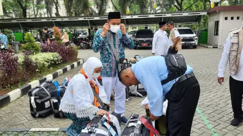 Hamdalah, Jemaah Haji Tangerang Tiba, Dinyatakan Bebas Covid-19 - GenPI.co BANTEN