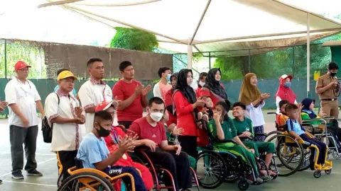 Meriahkan HUT RI, Penyandang Disabilitas di Tangerang Ikuti Lomba Boccia - GenPI.co BANTEN