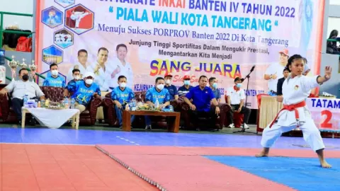 INKAI Tangerang Gelar Kejuaraan Liga Karate Piala Wali Kota - GenPI.co BANTEN