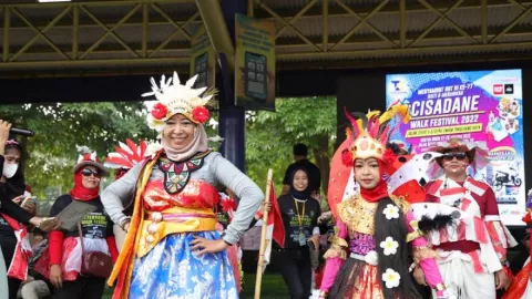 Cisadane Walk Festival 2022, Jalan Sehat Warga dan Pameran UKM - GenPI.co BANTEN