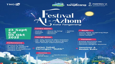 Ada Beragam Lomba di Festival Al-Azhom 2022, Gabung Yuk - GenPI.co BANTEN