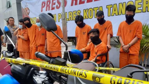 8 Tersangka Curanmor di Kota Tangerang Ditangkap Polisi - GenPI.co BANTEN