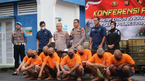 Polisi Tangkap 13 Penyelundup Solar Bersubsidi di Pandeglang - GenPI.co BANTEN