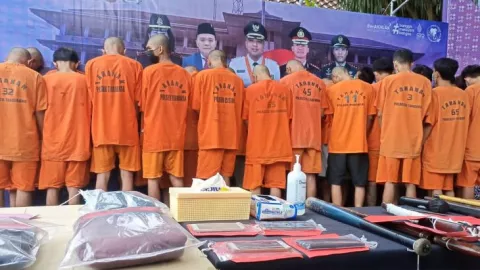 Sebulan Terakhir, 38 Anggota Gangster di Tangerang Ditangkap Polisi - GenPI.co BANTEN