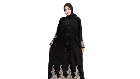 Rekomendasi Gamis Lebaran Terbaru yang Elegan - GenPI.co BANTEN