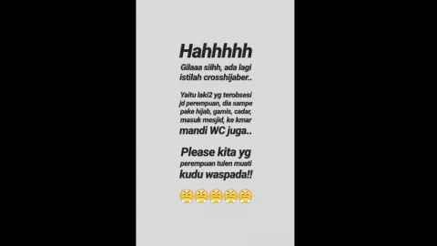 Fenomena Pria Berhijab, Masuk Masjid dan Toilet Cewek! Ngapain? - GenPI.co