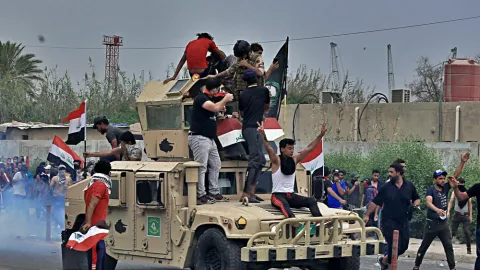 Makin Memanas, Unjuk Rasa di Irak Telan Korban 149 Orang Tewas - GenPI.co