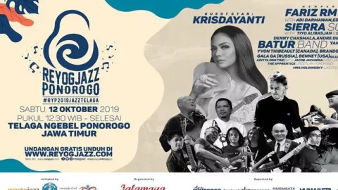 Musik Pinggir Telaga, Krisdayanti Meriahkan Reyog Jazz Ponorogo - GenPI.co