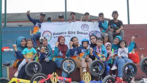 Daripada Ngemall, Mendingan Ikut Komunitas Balance Bike - GenPI.co