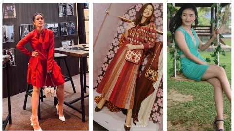 Rekomendasi Outfit Natal Merah & Hijau ala Selebritas Indonesia - GenPI.co