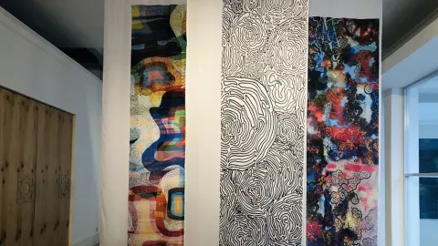 Karya Unik Bertema Sidik Jari di Bintaro Design Districk 2019 - GenPI.co